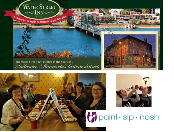 Gallery 1 - Paint with Friends at the Water Street Inn: Lift Bridge Sunset