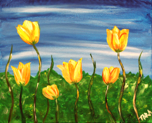 Paint Sip Nosh - Tulips