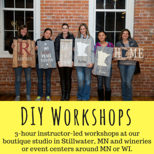 Holiday Wood Sign Workshop with Sawdust Savvy