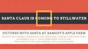 Santa's Coming to Stillwater