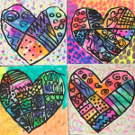 Art for Kids: Britto Hearts
