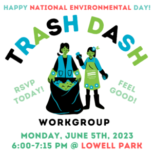 National Environmental Day Trash Dash at Lowell Park Gazebo