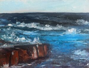 Lake Superior in Acrylics with Karen Chan