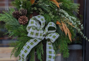 Holiday Wreath Making Workshop at Studio Louise